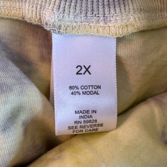 LOGO by Lori Goldstein Benni Beach‎ to Street Tie-Dye Midi Skirt Size 2X NWT - Picture 4 of 5